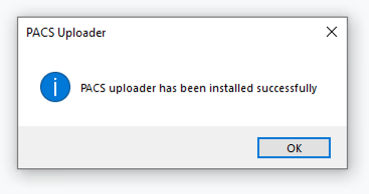 Successful installation